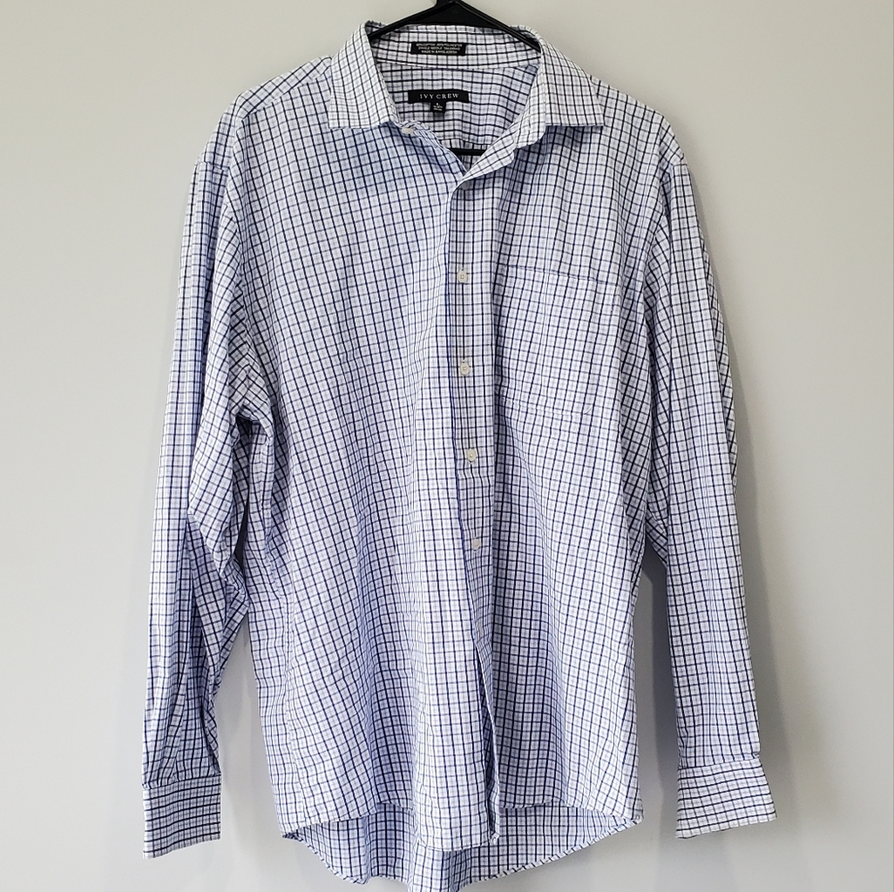 Ivy Crew | Blue and White Checkered Shirt